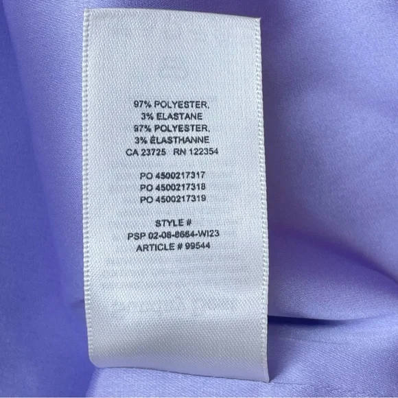 Aritzia Sunday Best Shimmer Mini Dress Lavender 6 NWT - Picture 13 of 15